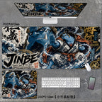 One Piece XXL Gaming Mouse Pad – Luffy, Zoro, Sanji Anime Desk Mat