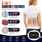 Heated Inflatable Waist Support Belt – 5000mAh Back Comfort Massager