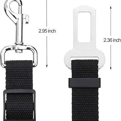 2-Pack Adjustable Pet Car Seat Belts