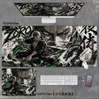 One Piece XXL Gaming Mouse Pad – Luffy, Zoro, Sanji Anime Desk Mat