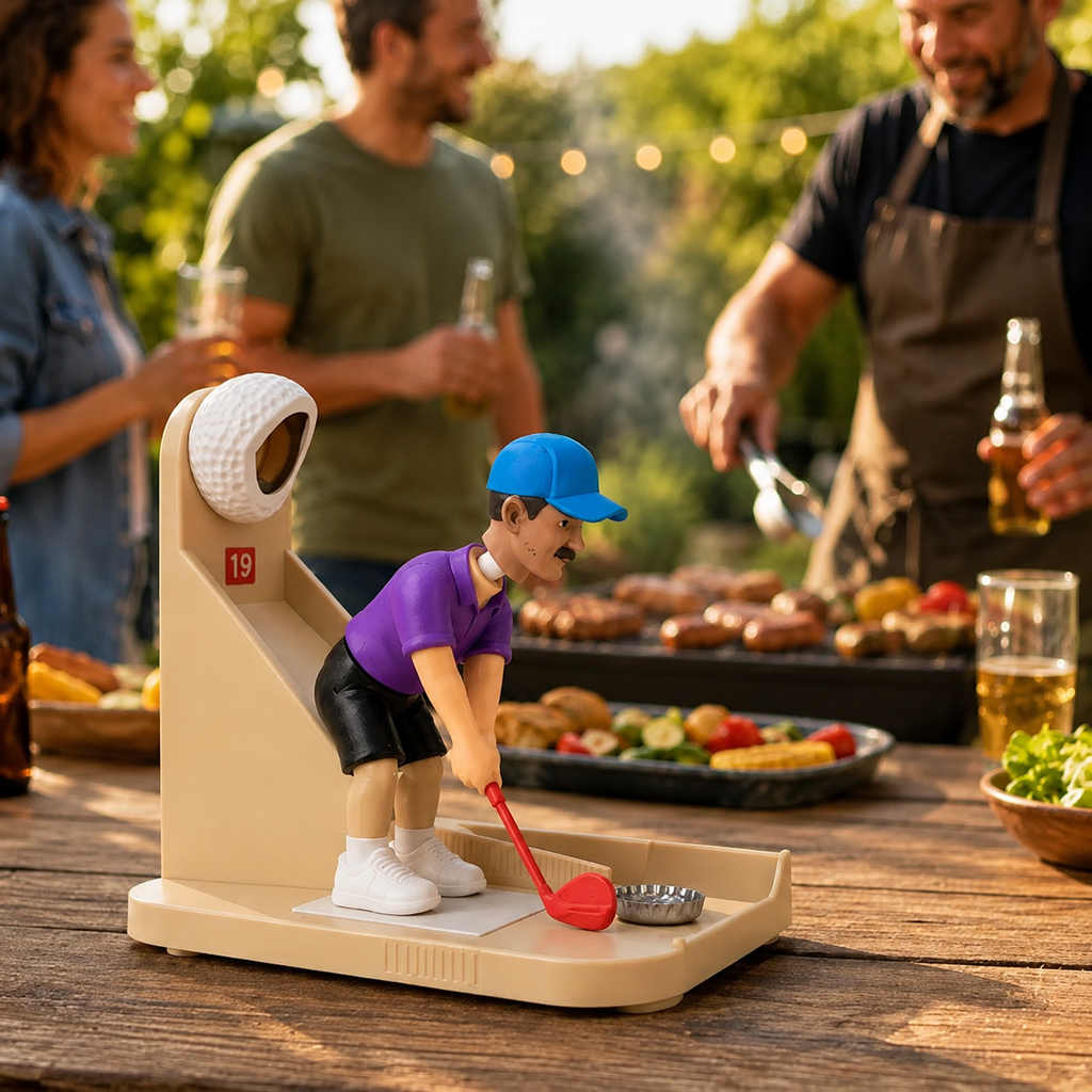 Mini Golf Bottle Opener Game – Fun Bottle Cap Golf Desk Toy Gift