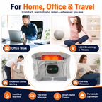 Heated Inflatable Waist Support Belt – 5000mAh Back Comfort Massager