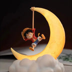 One Piece Luffy Magnetic Night Light – Anime Moon Glow Desk Lamp