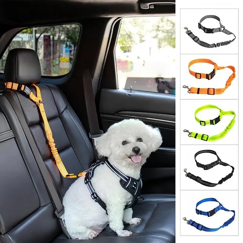 2-Pack Adjustable Pet Car Seat Belts