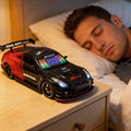 GTR Racing Car Alarm Clock – Metal Hypercar Desk Clock With Light & Mist Effect