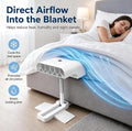 Smart Bed Cooling Fan – 5-Speed Under-Blanket Air Circulator With Remote