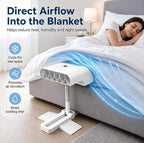 Smart Bed Cooling Fan – 5-Speed Under-Blanket Air Circulator With Remote
