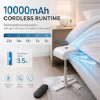 Smart Bed Cooling Fan – 5-Speed Under-Blanket Air Circulator With Remote