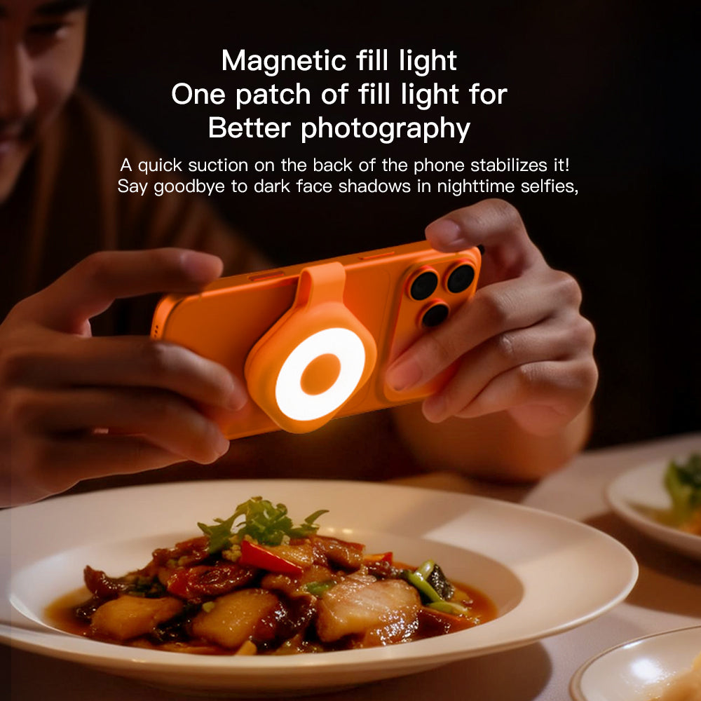 Mini Magnetic LED Work Light – Rechargeable Keychain Flashlight