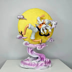 One Piece Gear 5 Nika Luffy Moon Light Figure – 28cm Anime LED Statue Decor