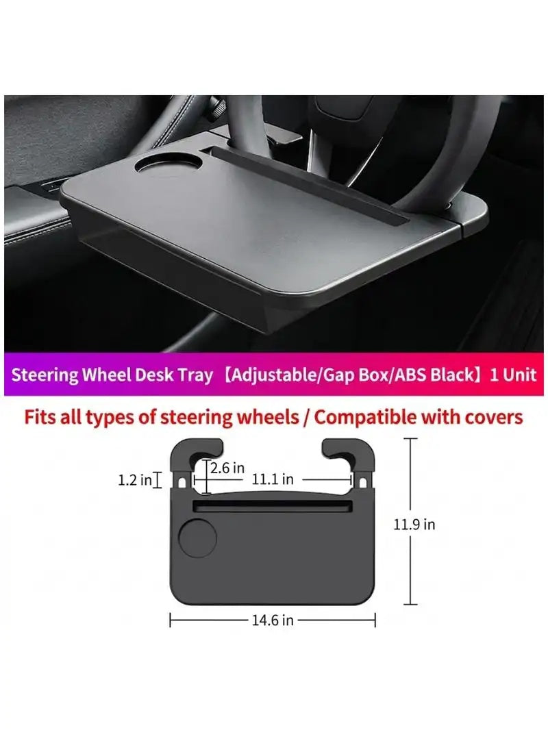 2-in-1 Steering Wheel Desk & Food Tray