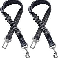 2-Pack Adjustable Pet Car Seat Belts