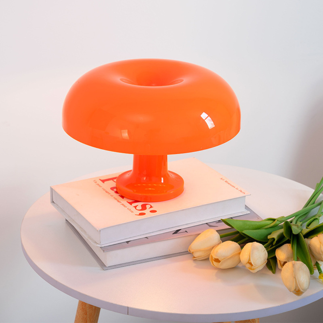 Nordic Mushroom Table Lamp – Rechargeable Touch Dimmable Night Light