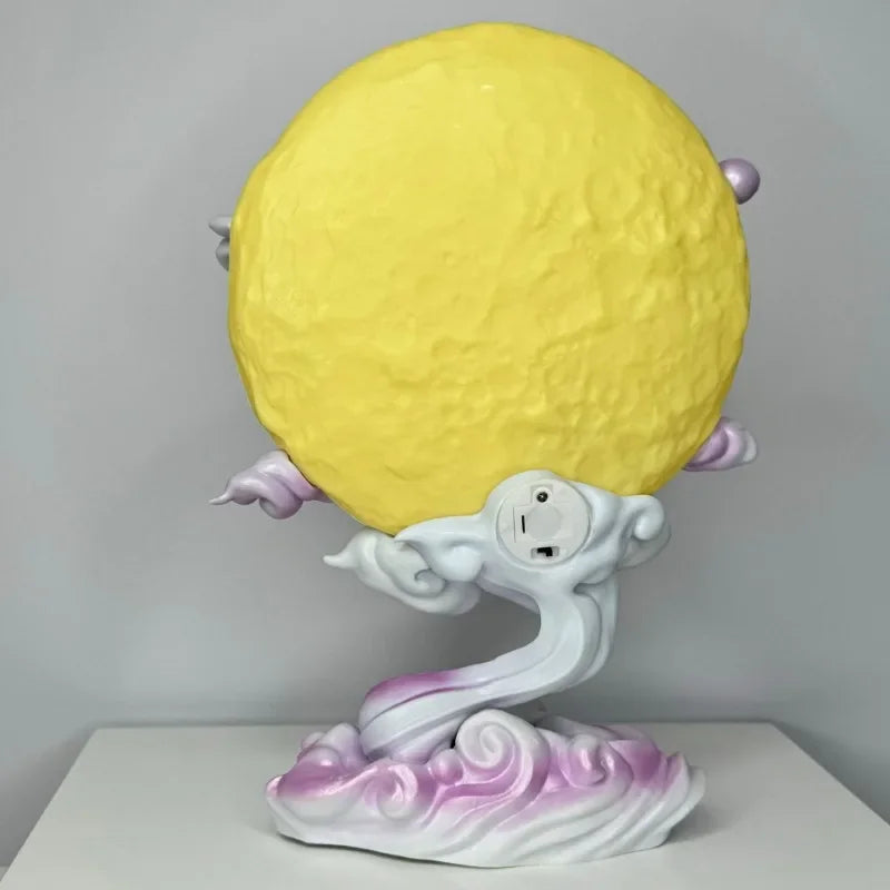 One Piece Gear 5 Nika Luffy Moon Light Figure – 28cm Anime LED Statue Decor