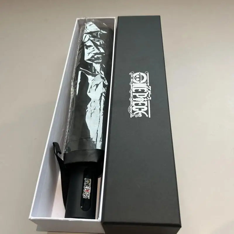 One Piece Anime Folding Umbrella – Luffy & Zoro Automatic UV Sun Rain Umbrella