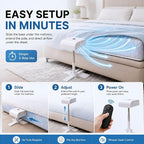 Smart Bed Cooling Fan – 5-Speed Under-Blanket Air Circulator With Remote