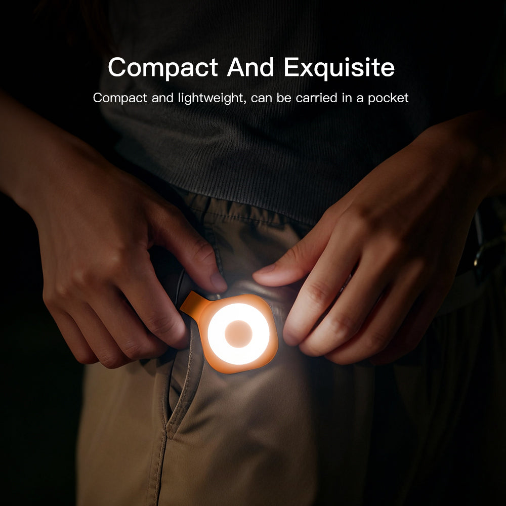 Mini Magnetic LED Work Light – Rechargeable Keychain Flashlight
