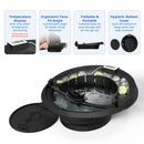 Facial Ice Bath Bowl With Thermometer – Foldable Silicone Cold Plunge Face Basin
