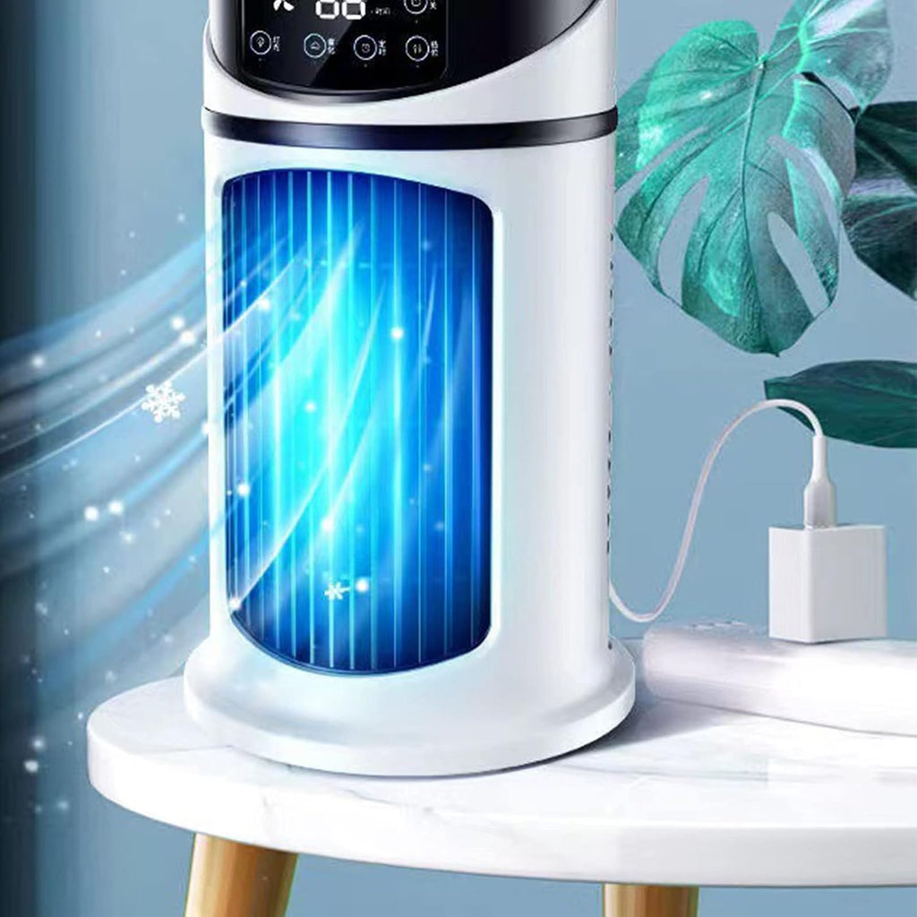 Portable USB Mist Cooling Fan – Desktop Mini Air Cooler for Room, Office & Dorm