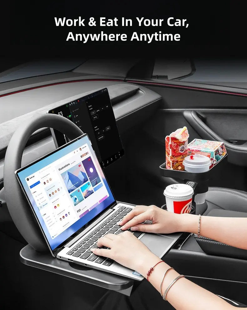 2-in-1 Steering Wheel Desk & Food Tray