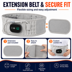 Heated Inflatable Waist Support Belt – 5000mAh Back Comfort Massager