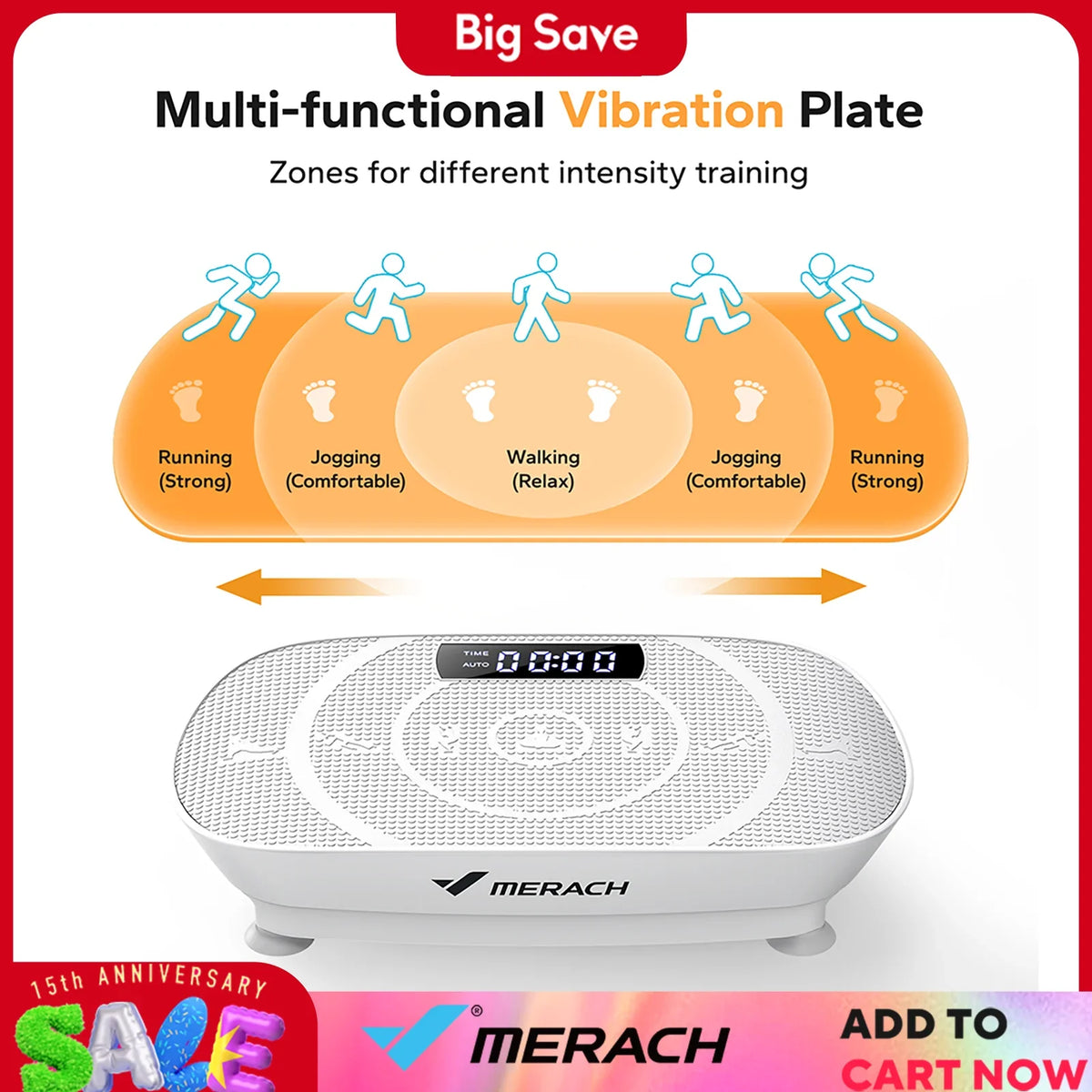 Whole-Body Vibration Plate – Home Fitness Platform – product image 2