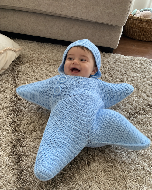 Baby Starfish Swaddle Sleeping Bag – Soft Comfort Baby Wrap Outfit