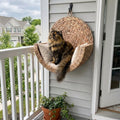 Handcrafted Cat Bed – Cozy Basket-Style Pet Bed
