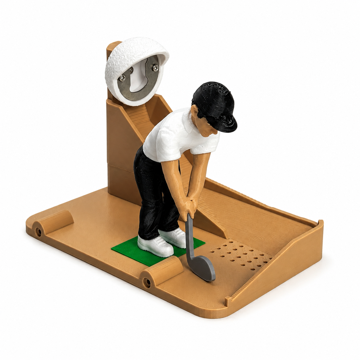 Mini Golf Bottle Opener Game – Fun Bottle Cap Golf Desk Toy Gift