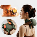 Neck & Shoulder Massager – Green Rechargeable Heat Massage Pillow