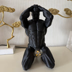 Muscular Man Sculpture Desk Lamp – Artistic Statue Light for Home Decor