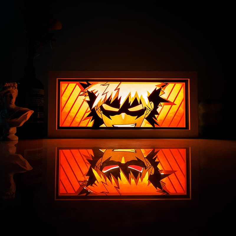 Anime RGB LED Light Frame With Remote – Anime Room Decor Light Box