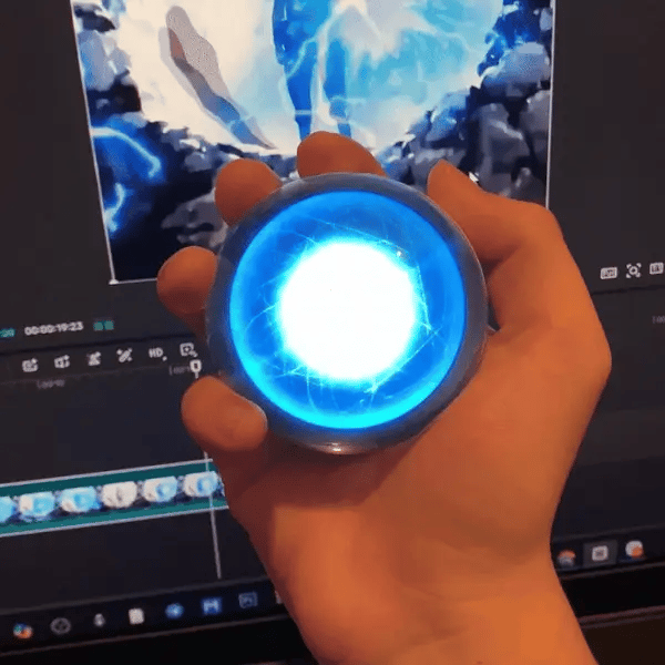 Naruto Sharingan Crystal Video Ball – Custom Anime Display With Sound & Light