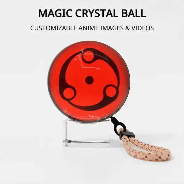 Naruto Sharingan Crystal Video Ball – Custom Anime Display With Sound & Light