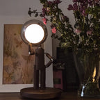Wooden Adjustable Table Lamp – Touch Control Bedside Lamp With 3 Color Light