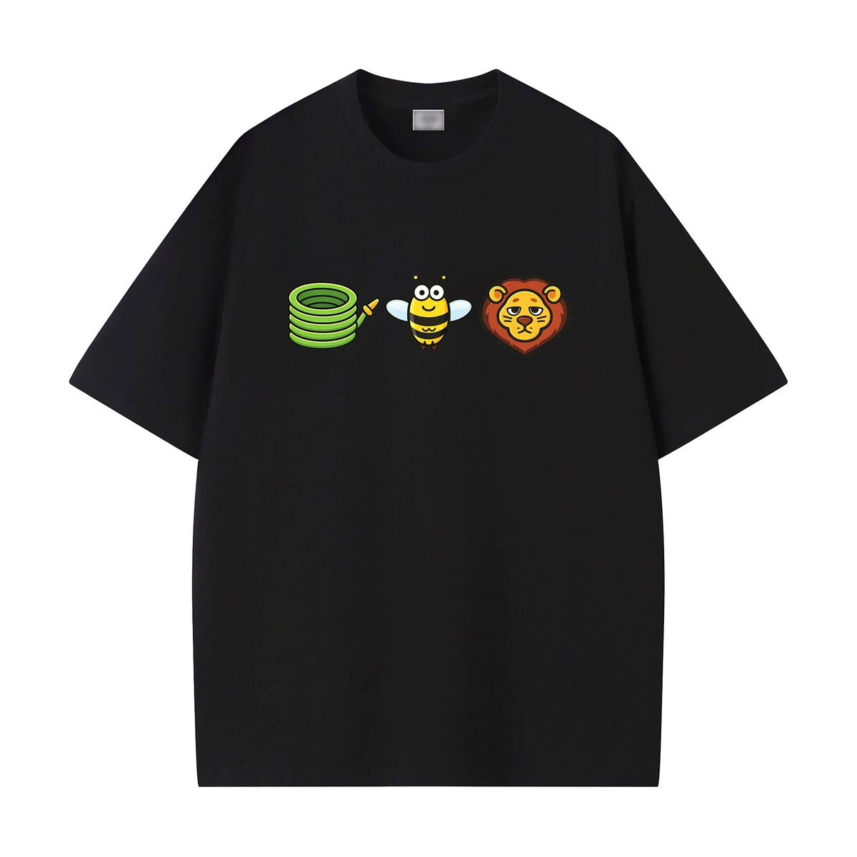 Hose Bee Lion Funny Cotton T-Shirt