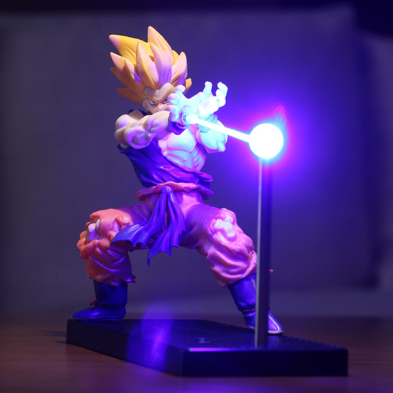 Goku Kamehameha Magnetic Night Light – Dragon Ball LED Figure Lamp