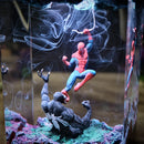 Spider-Man vs Venom Resin Lamp – Colorful Anime Hero Night Light