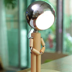 Wooden Adjustable Table Lamp – Touch Control Bedside Lamp With 3 Color Light