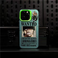 One Piece Wanted Phone Case – Luffy & Zoro Pirate Bounty Poster iPhone Cover