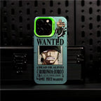 One Piece Wanted Phone Case – Luffy & Zoro Pirate Bounty Poster iPhone Cover