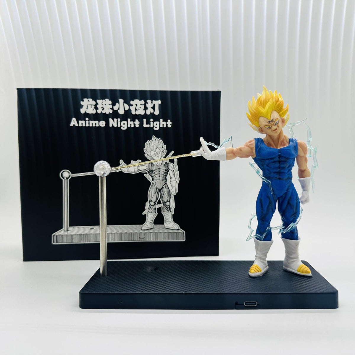 Goku Kamehameha Magnetic Night Light – Dragon Ball LED Figure Lamp