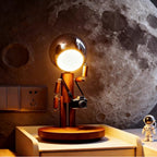 Wooden Adjustable Table Lamp – Touch Control Bedside Lamp With 3 Color Light