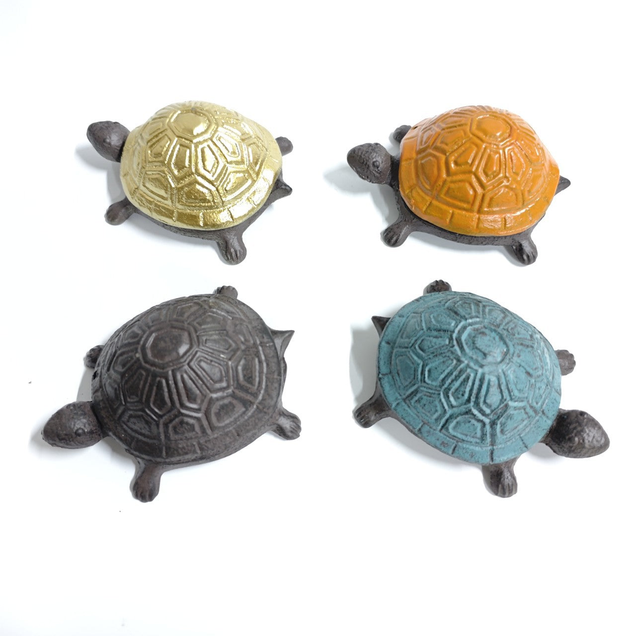 Rustic Cast Iron Turtle Key Hider – Outdoor Garden Secret Key Holder Box