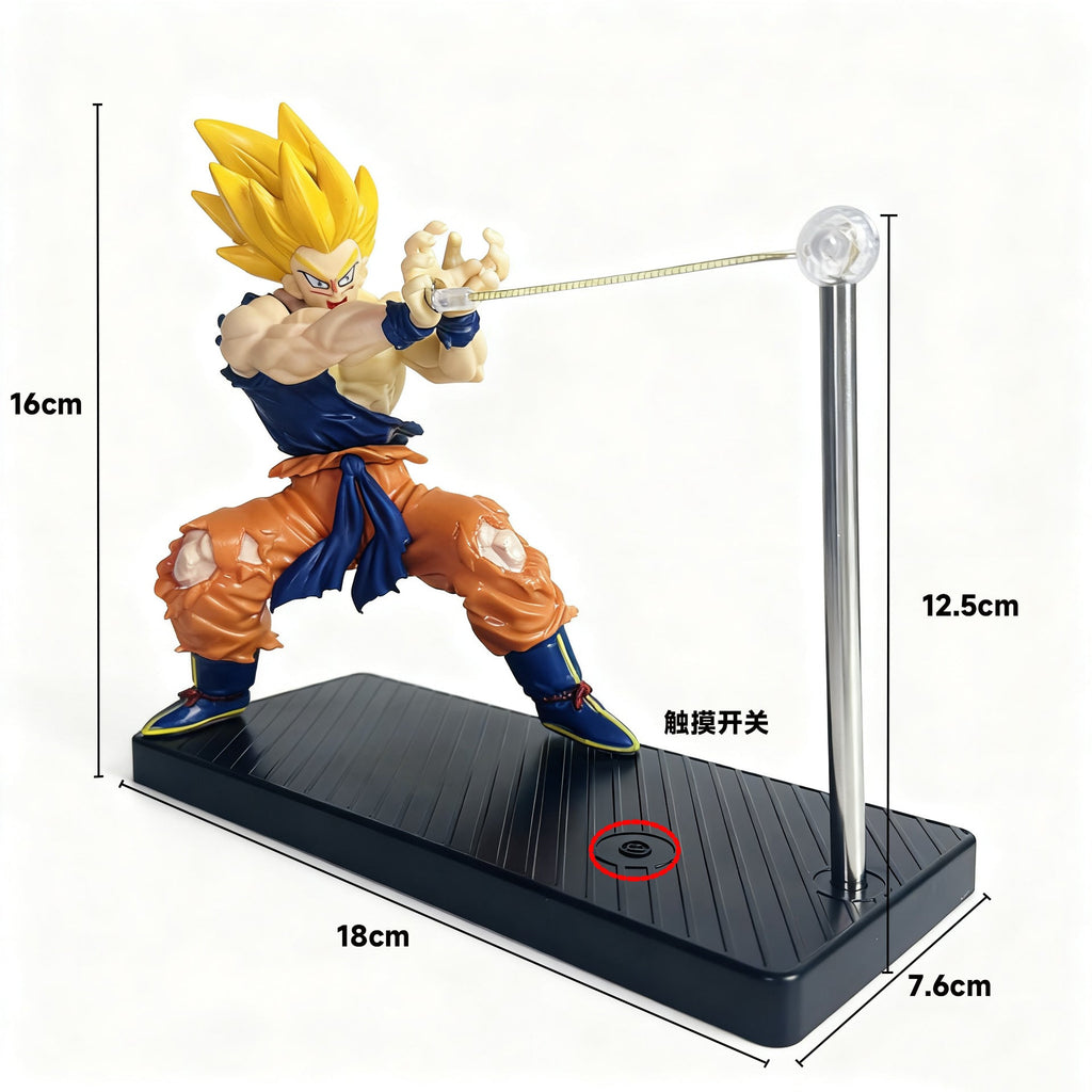 Goku Kamehameha Magnetic Night Light – Dragon Ball LED Figure Lamp