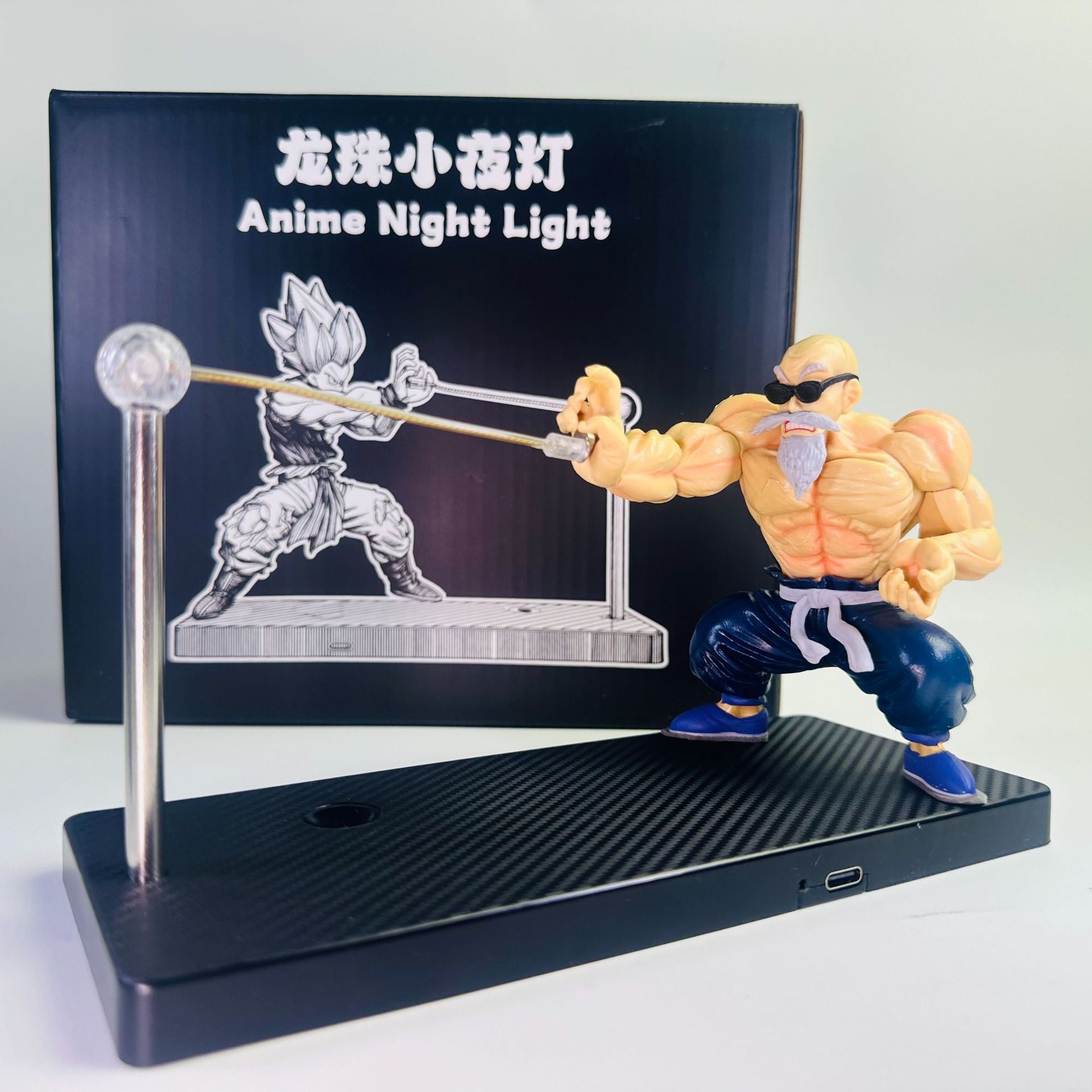 Goku Kamehameha Magnetic Night Light – Dragon Ball LED Figure Lamp