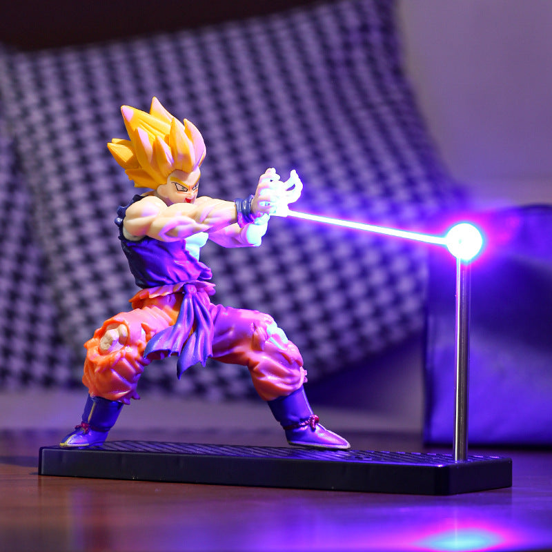 Goku Kamehameha Magnetic Night Light – Dragon Ball LED Figure Lamp
