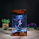 Spider-Man vs Venom Resin Lamp – Colorful Anime Hero Night Light