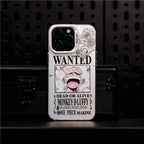 One Piece Wanted Phone Case – Luffy & Zoro Pirate Bounty Poster iPhone Cover