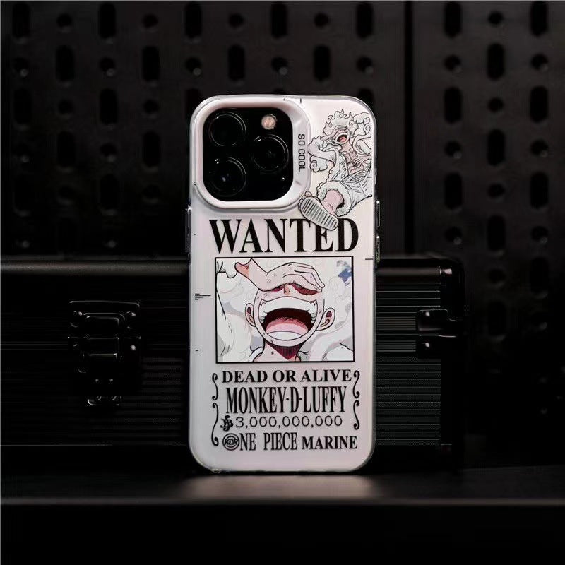 One Piece Wanted Phone Case – Luffy & Zoro Pirate Bounty Poster iPhone Cover